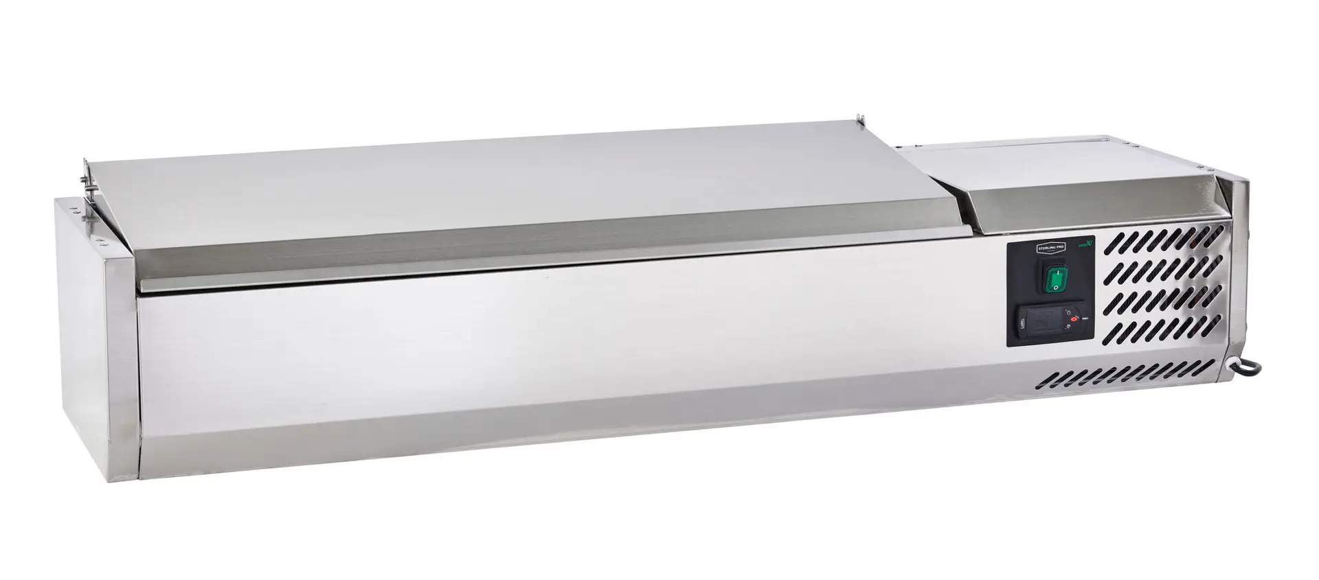 Sterling Pro Cobus SPT1200-330-SS Topping Well with Stainless Steel Lid, 5 x GN1/4