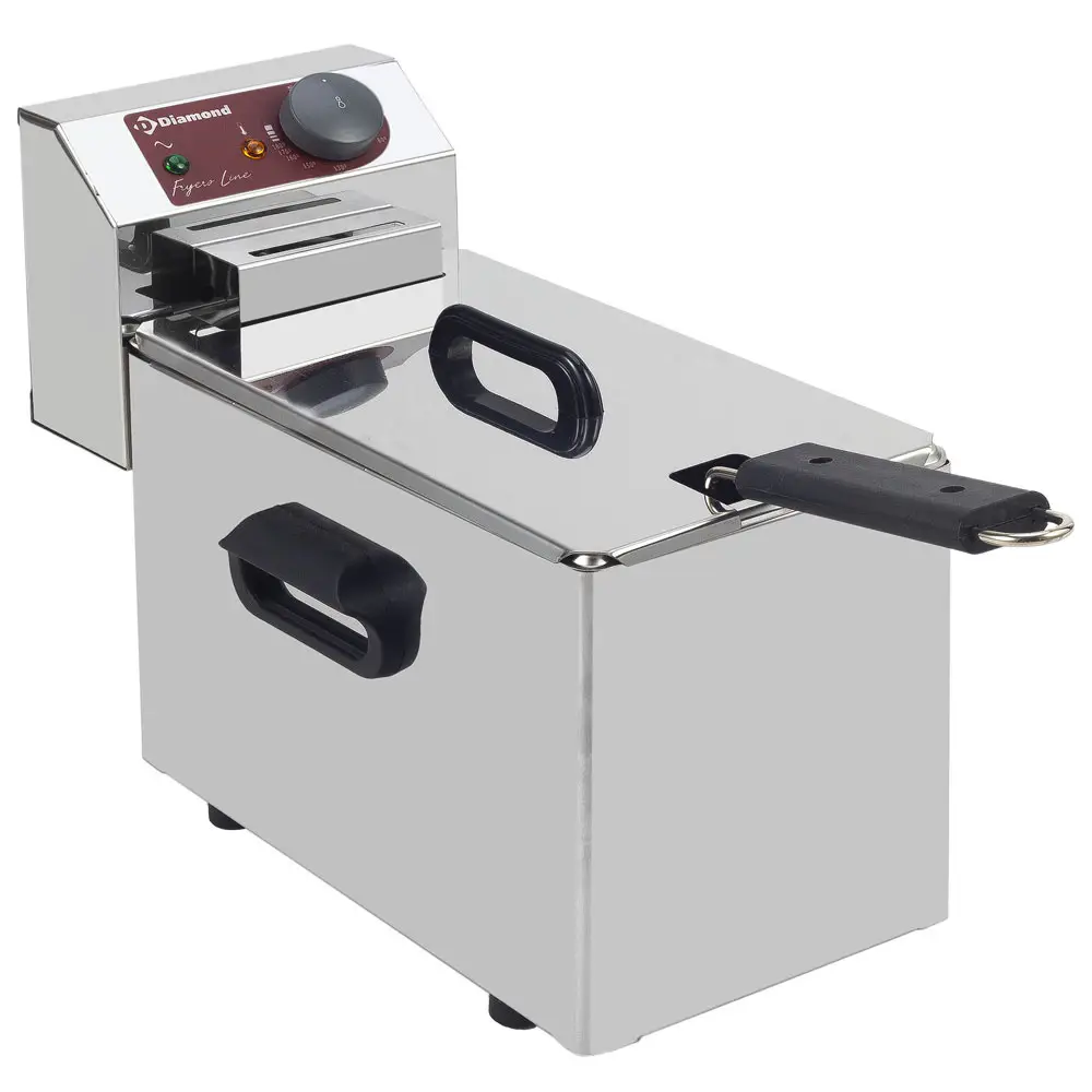 Diamond EF41-N Single Basket Countertop Electric Fryer, 3kW