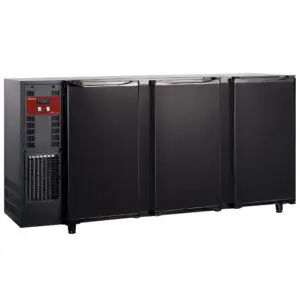 Diamond TAVT/3-R2 Hinged Solid Triple Door Black Bottle Cooler, 579 Litres