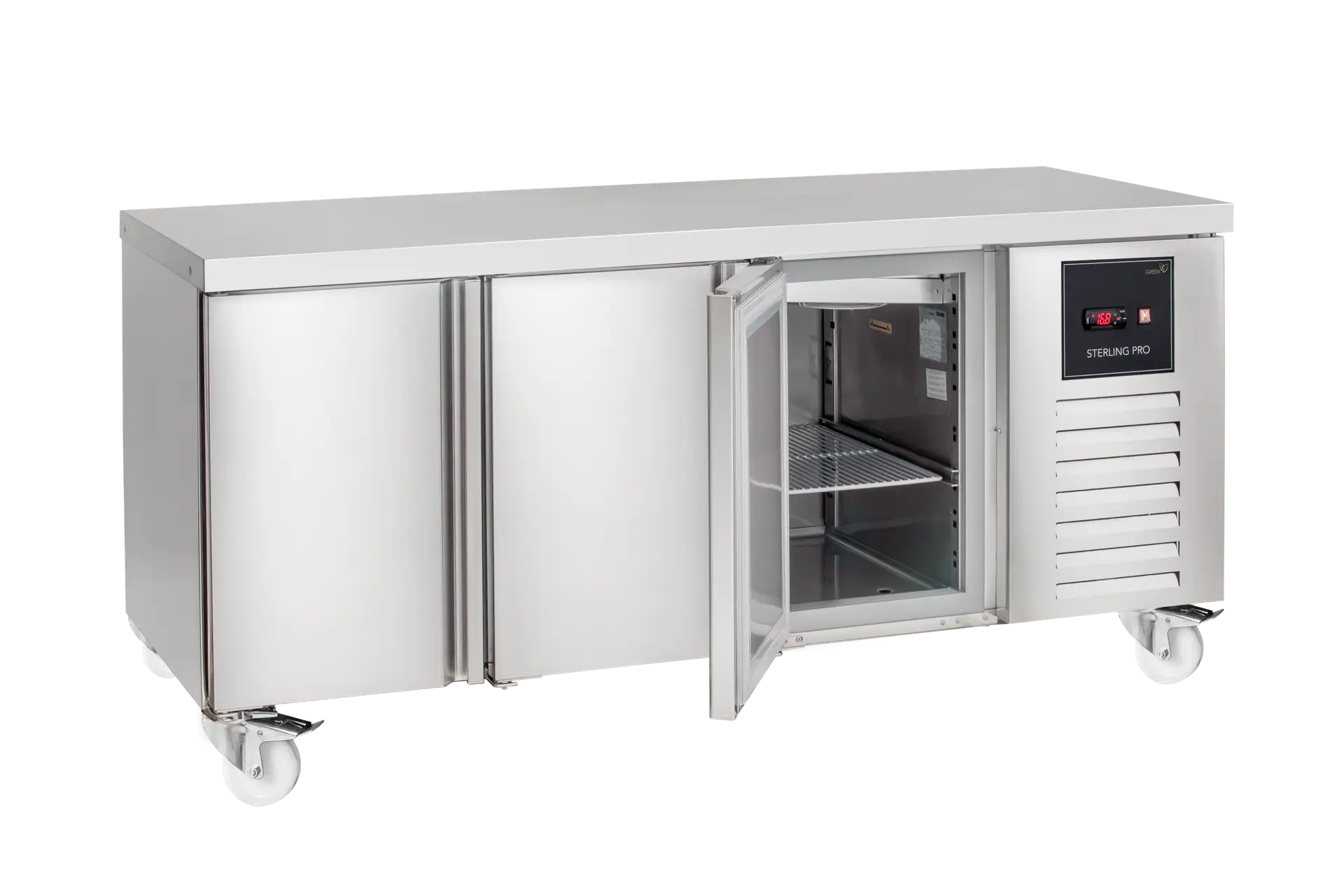 Sterling Pro Green GSPP7-180-30-SPCIR 3 Door Refrigerated Counter 452 Litres