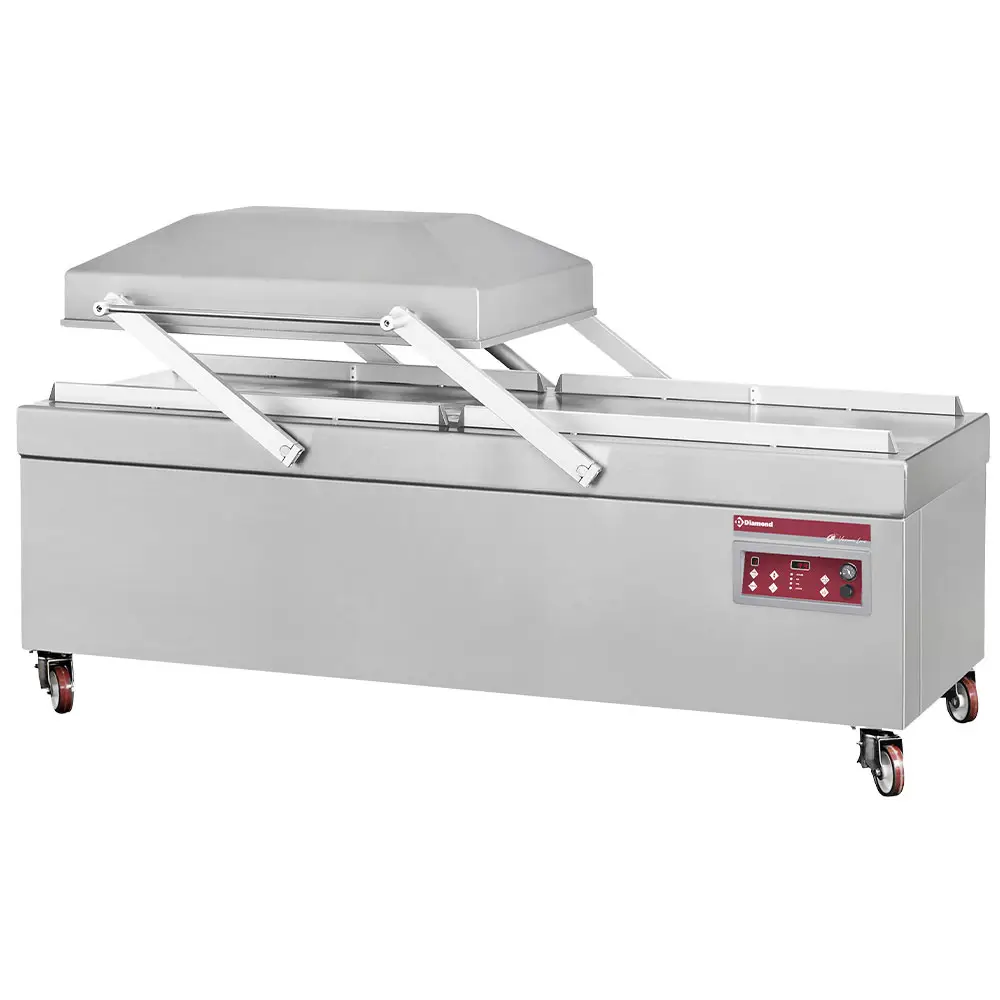 Diamond CF-195T/S Vacuum Machine, Double Chamber 1100X730X230 Mm. - 250 M3/H