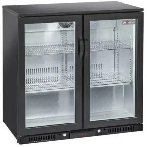 Diverso WR-TAB2-B2 Ventilated "back bar" bottle cooler, 2 swing glass doors