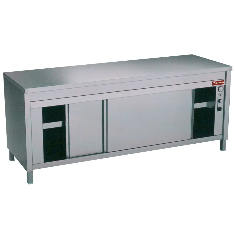 Diamond TE167/M Working table on heating cupboard