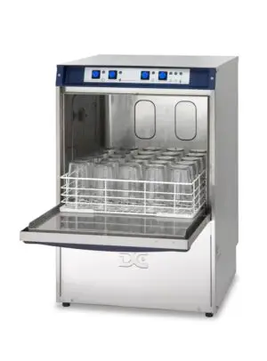 DC PG45 Premium Range 450mm Basket Frontloading Commercial Glasswasher, 25 Pint Capacity
