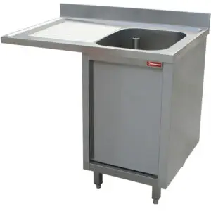 Diamond L1411VS-AS Sink 1 Tank, Left Draining Board, On Cupboard 1 Swinging Door And Space For Dishwasher