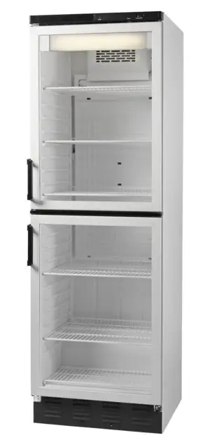 Vestfrost FKG 370 Double Door Upright Display Cooler, 377 Litres