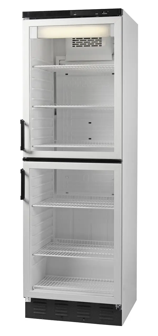 Vestfrost FKG 370 Double Door Upright Display Cooler, 377 Litres