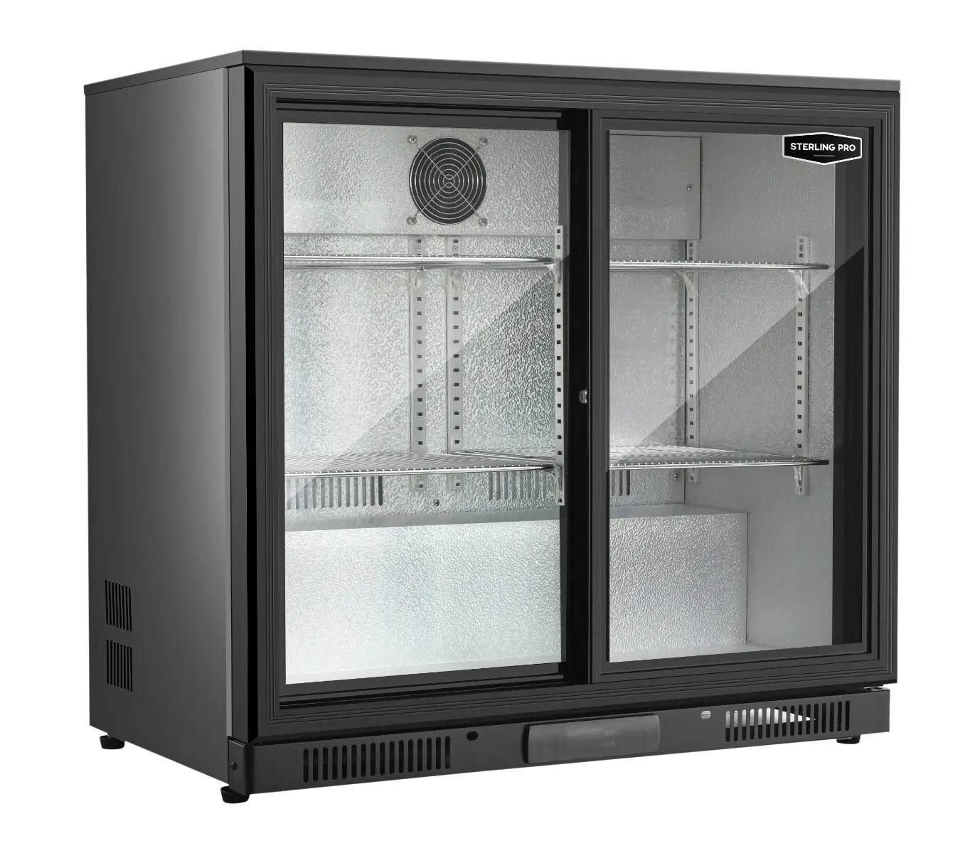 Sterling Pro GRADED Green SP2HC-BS Sliding Double Door Bottle Cooler, 180 x 330ml Bottles - Image 3