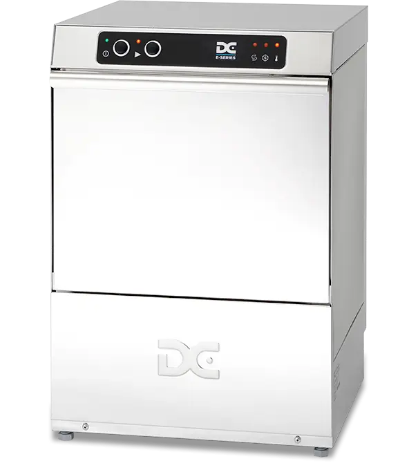 DC EGP40D Economy Range 400mm Basket Frontloading Commercial Glasswasher with Drain Pump, 16 Pint Capacity