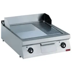 Diamond E22/PMCD8T-N 2/3 Smooth 1/3 Ribbed Electric Cooking Plate, 15kW