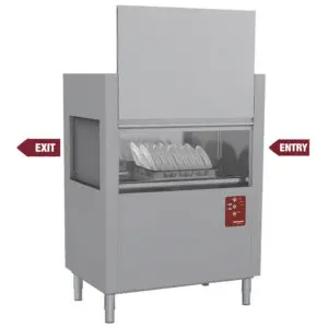 Diamond D117E/7-DX- Rack Conveyor Dishwasher, 120 Baskets per Hour