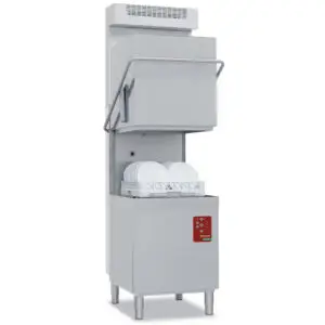 Diamond DCS9/6-AC-RC 500mm Basket Passthrough Hood Dishwasher with Integral Softener & Condenser, 20 Baskets per Hour