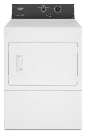 Maytag MDE20MNAGW Commercial Front Loading Dryer, 11kg