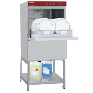 Diamond 051D/6M_BD/F-S 500mm Basket Frontloading Dishwasher on Open Understorage, 18 Plates