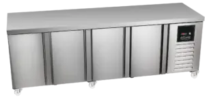Sterling Pro Green SPI-6-250-40-NS Stainless Steel 4 Door Fridge Counter, 600mm Deep