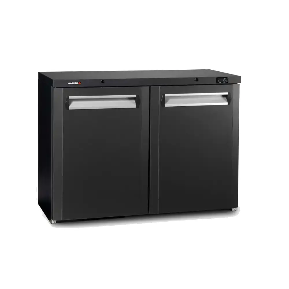 Gamko Maxiglass MG3/275 Hinged Solid Anthracite Triple Door Undercounter Bottle Cooler, 328 Litres
