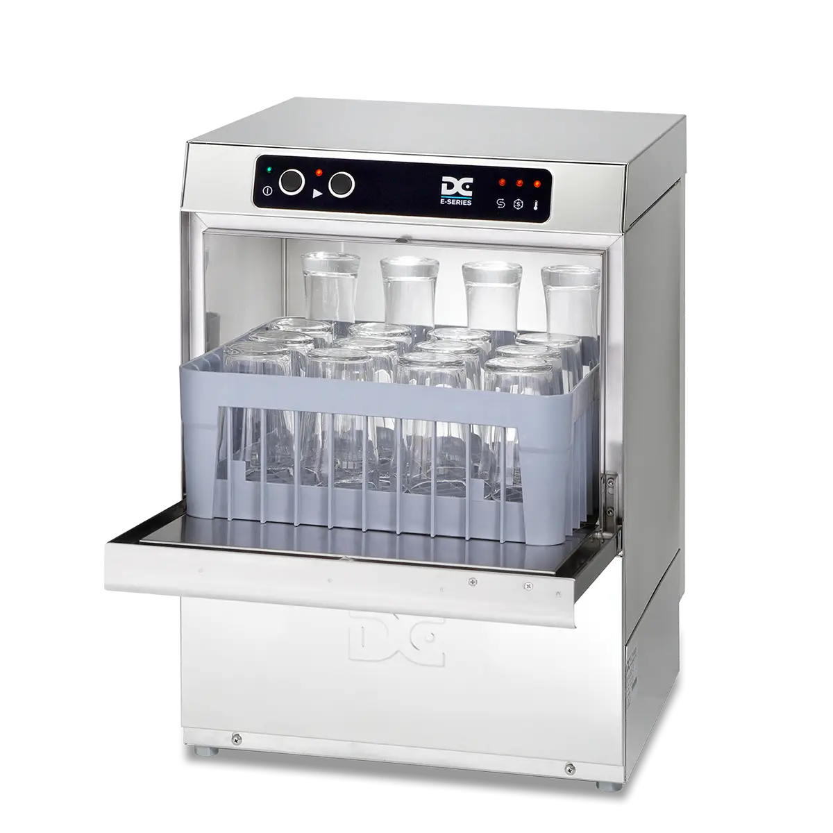 DC EG40 Economy Range 400mm Basket Frontloading Commercial Glasswasher, 16 Pint Capacity