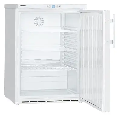 Liebherr FKUv 1610 Single Door Undercounter White Fridge, 134 Litres