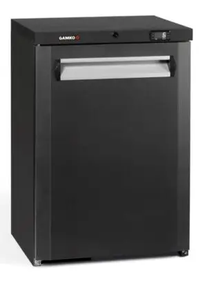 Gamko MG3/150L Maxiglass Left Hand Hinged Solid Single Door Undercounter Bottle Cooler, 150 Litres