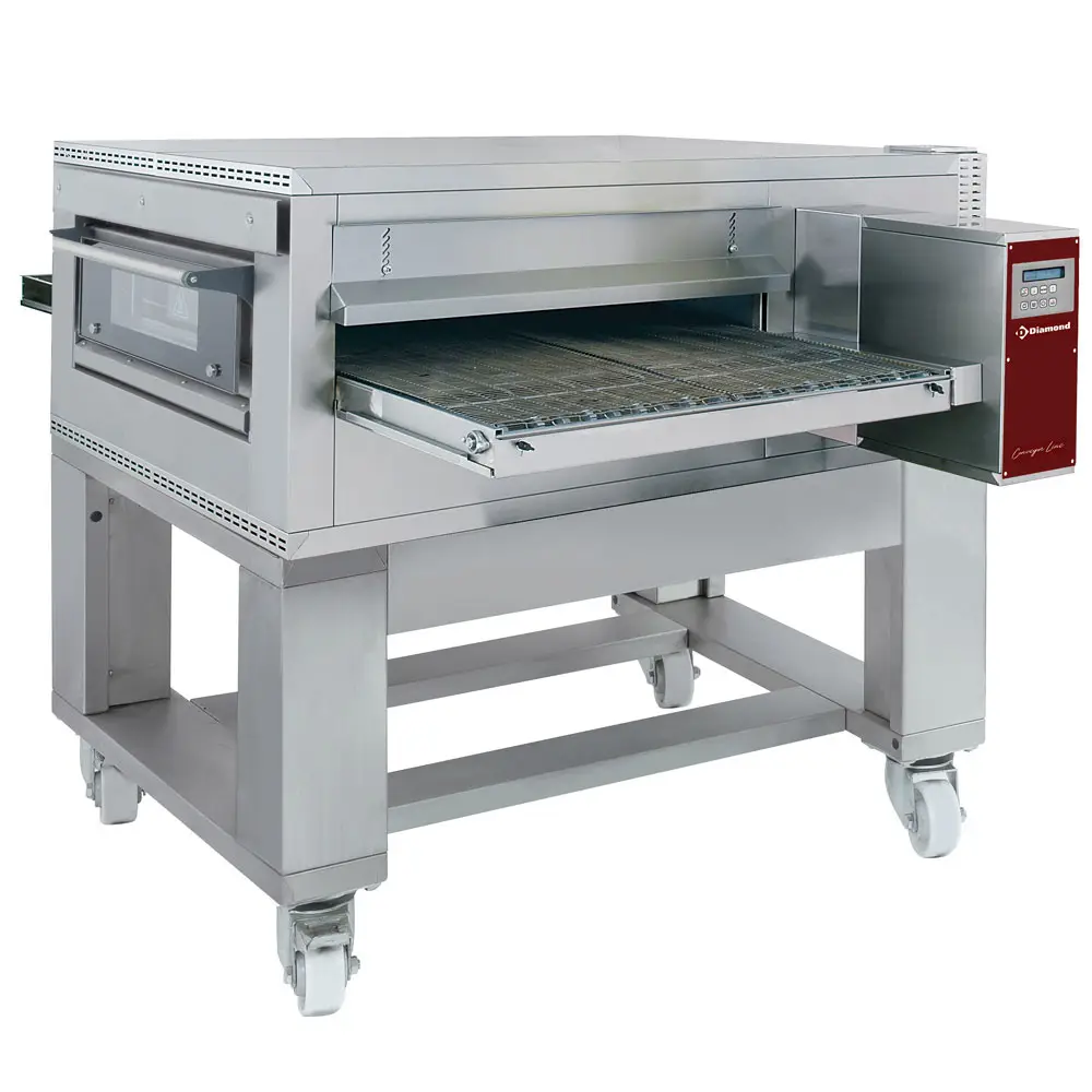 Diamond FTEV100/130-N Electric Conveyor 1 Chamber Pizza Oven with Heat Transition Electric, 1000mm Wide