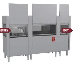 Diamond DATIC37E/7 Rack Conveyor Dishwasher, 270 Baskets per Hour