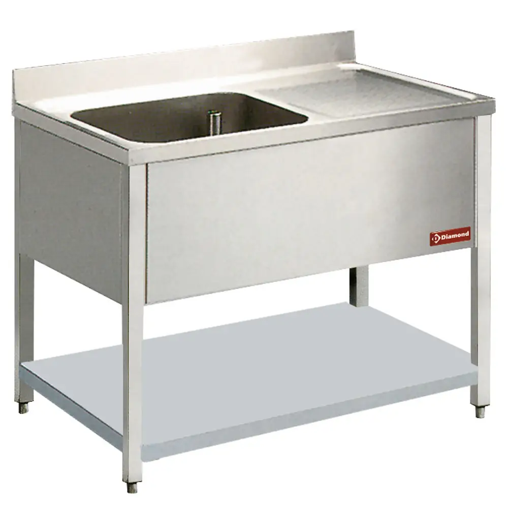 Diamond L1211D/6 Sink 1 Tank And 1 Drain Surface