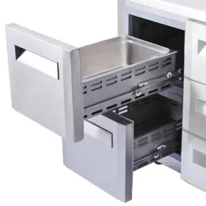 Diverso WR-GTKC-C2 Kit block 2 drawers (1/2 + 1/2)