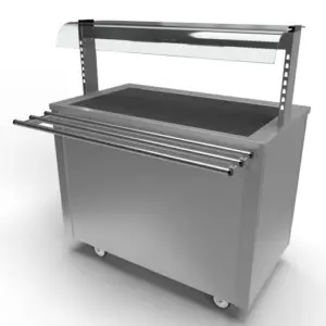 Moffat Versicarte Pro VC3HTQGTR Size 3 Hot Cupboard with Neo Ceran Hot Top Package, Complete with Gantry & Tray Rail