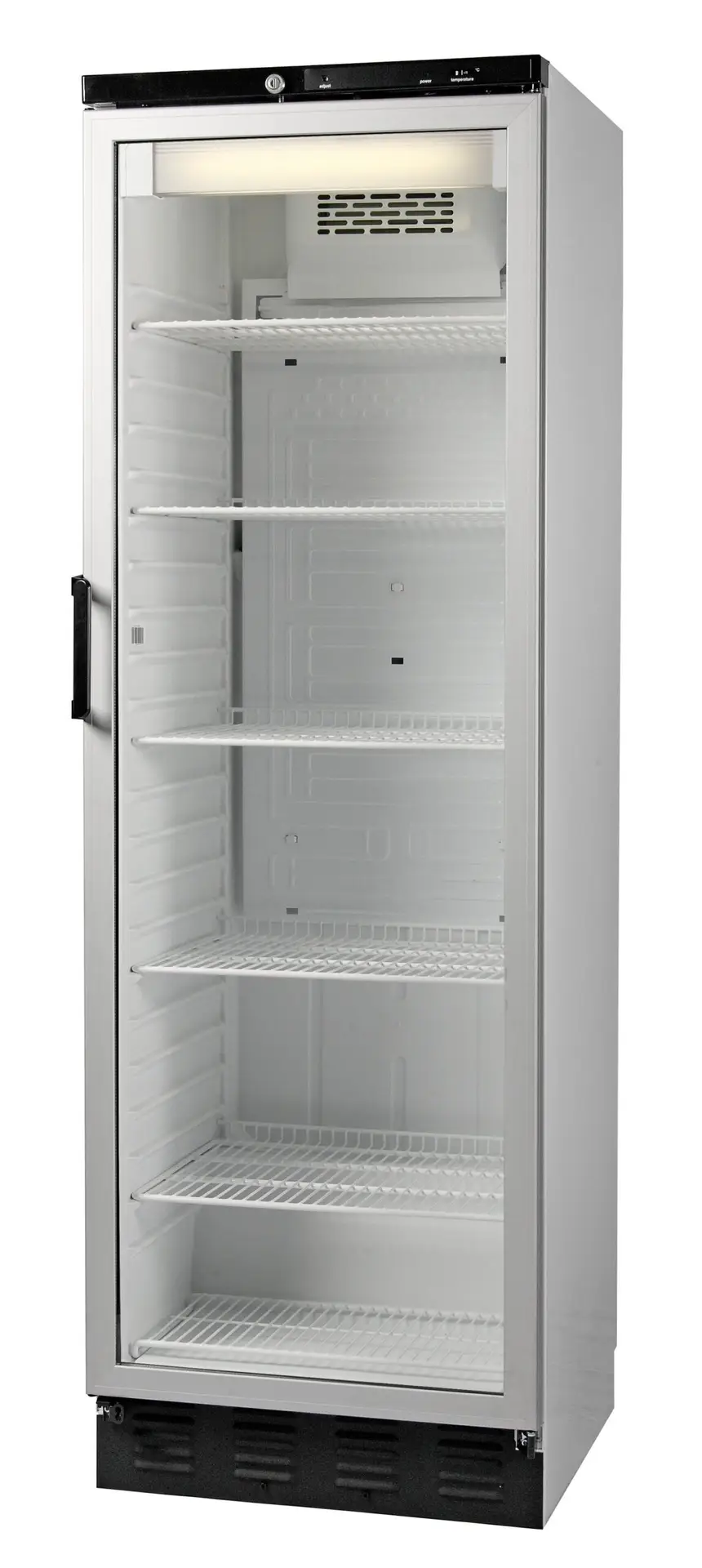 Vestfrost FKG 371 Glass Single Door Upright Display Chiller, 350 Litres