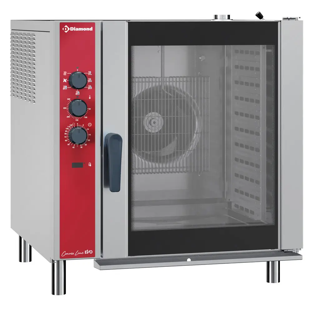 Diamond CFE101/N Electric Convection Oven with Automatic Humidifier, 17.3kW