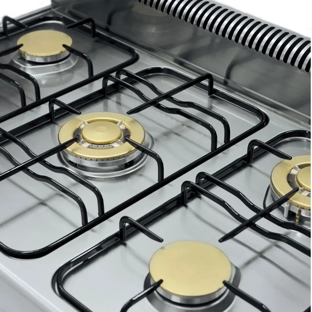 Diamond G60/5BFEV9 Floor Standing 5 Burner Gas Stove with GN 1/1 Oven, 3kW - Image 3