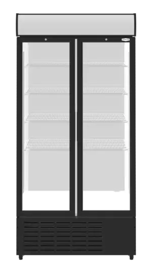Sterling Pro GRADED Green SPD20HG Upright Hinged Double Door Display Chiller, 832 Litres
