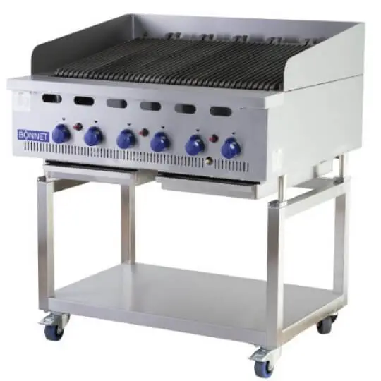 Hobart BCB900-1 Bonnet 900mm Gas Charbroiler, 22.2kW