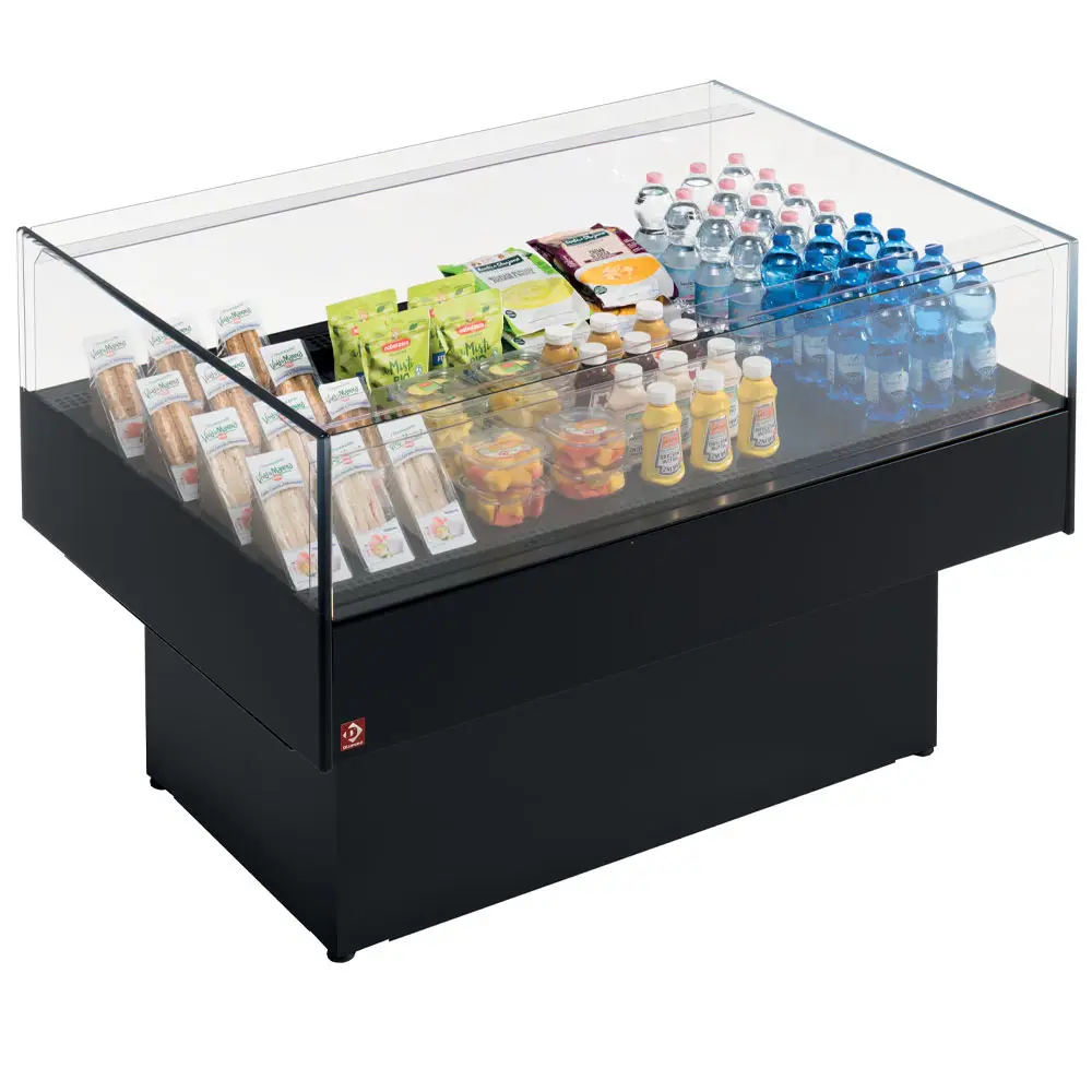 Diamond BN150/V-B5/P9 Black Panoramic Self-service Refrigerated Counter - Image 3