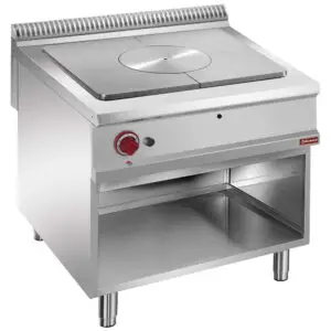 Diamond G9/TA8 Solid top gas stove, open cupboard