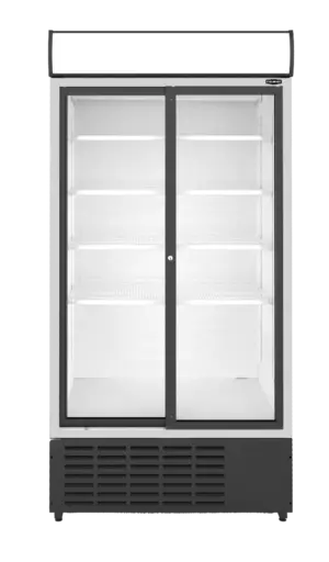 Sterling Pro Green SPD20SL Upright Sliding Double Door Display Chiller, 832 Litres