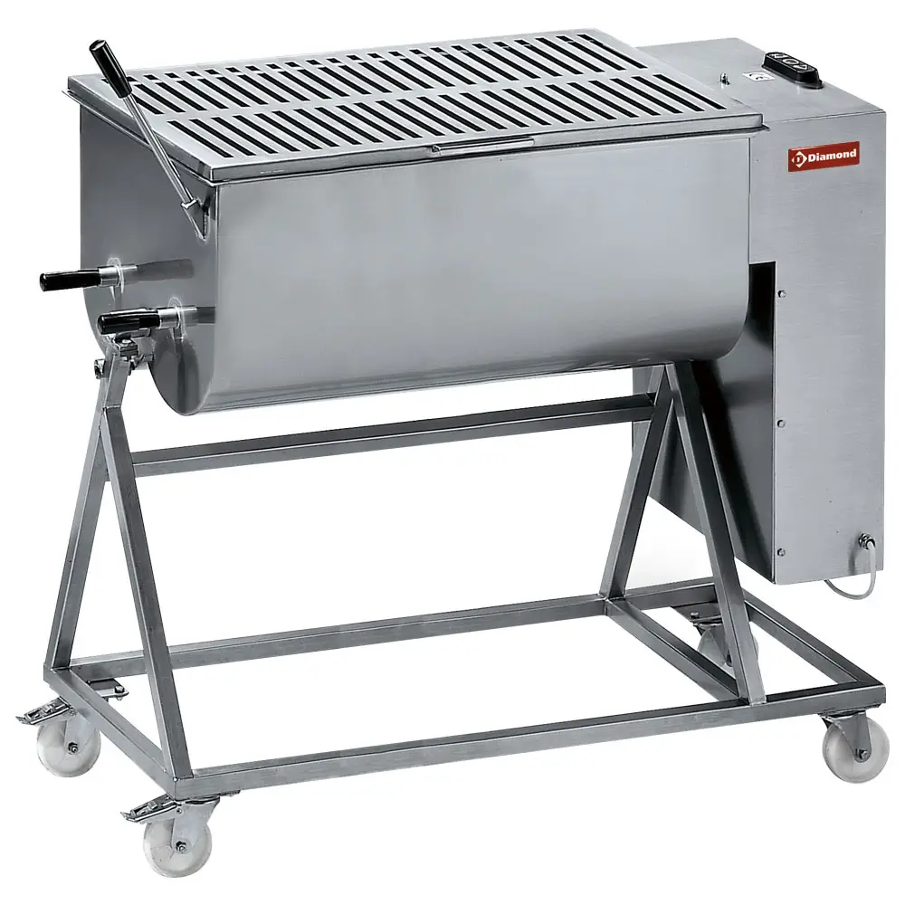 Diamond MCR-120P/N Stainless Steel Meat Mixer 120 Kg, Stand With Wheels