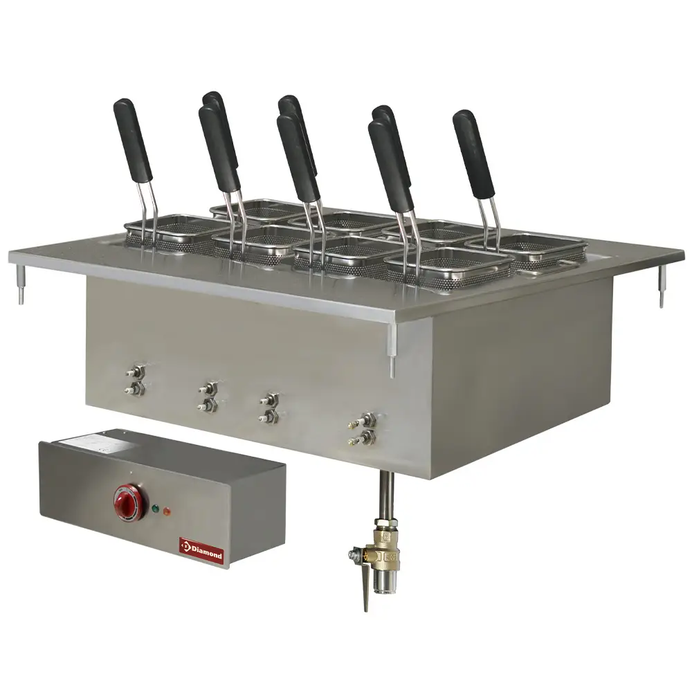 Diamond EDI/CP7 8 Basket Electric Pasta Cooker, 9kW