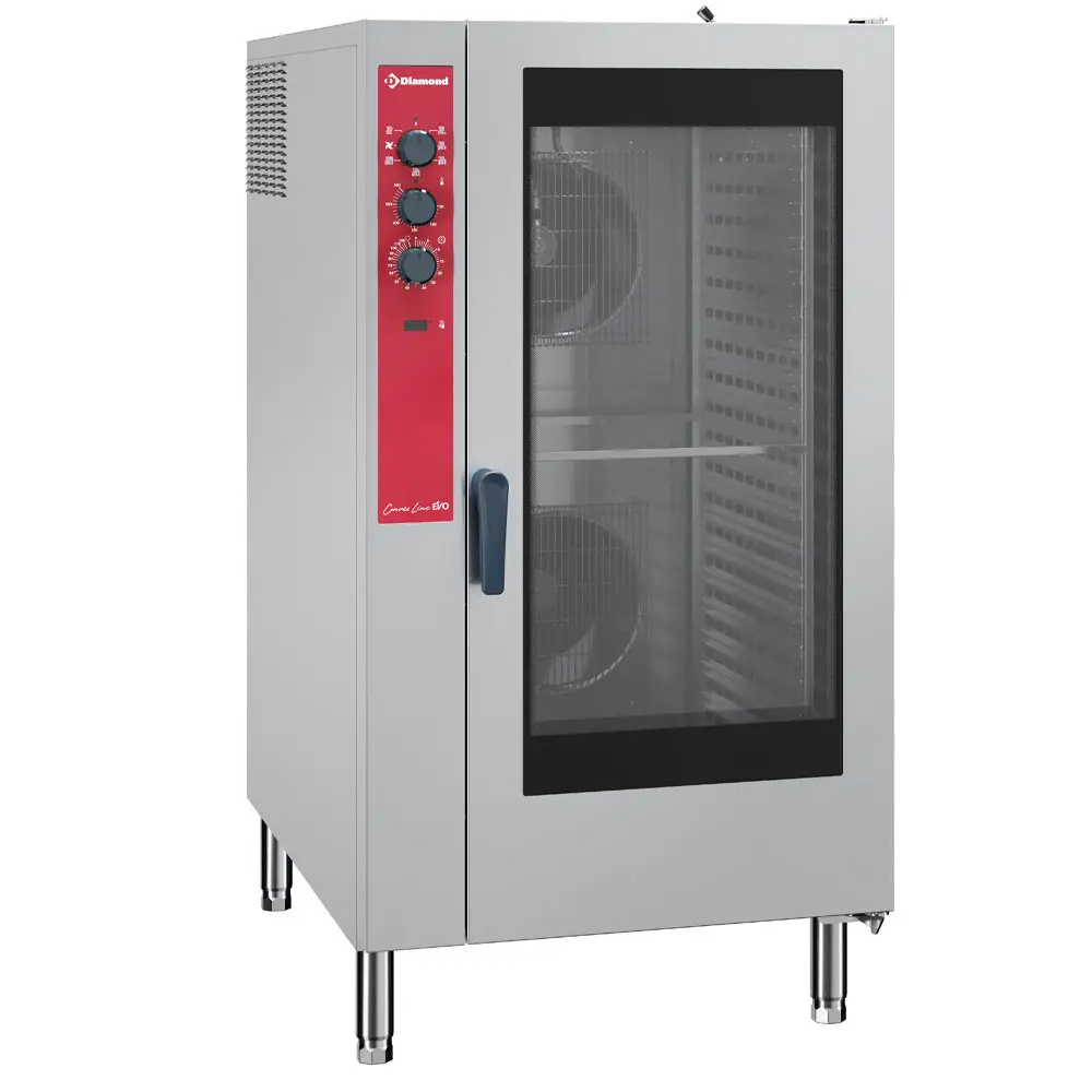 Diamond CFE202/N Electric Convection Oven with Automatic Humidifier, 48.9kW