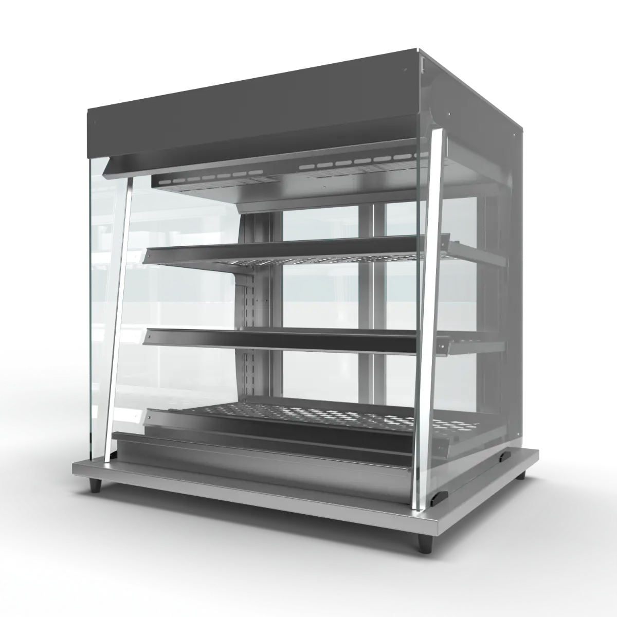 Moffat D2GHSL Drop-In Heated Model Grab & GO Display with Square Glass Open Front