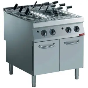 Diamond G22/CPA8-N 12 Basket Freestanding Gas Pasta Cooker on Neutral Closed Cupboard without baskets