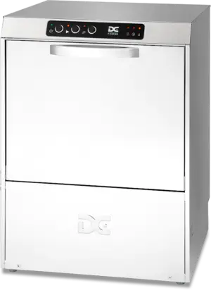 DC PG50A Premium Range 500mm Basket Frontloading Commercial Glasswasher with Break Tank, 30 Pint Capacity