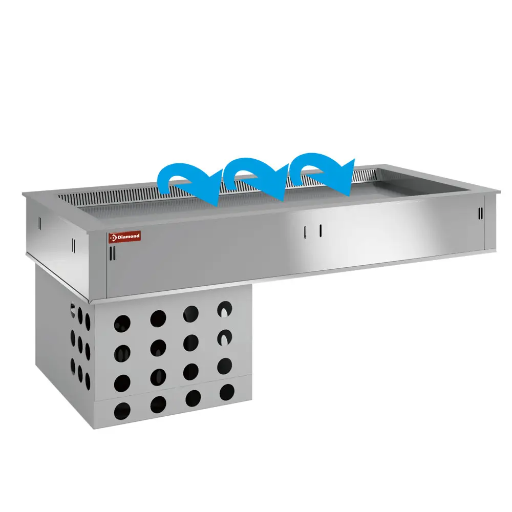 Diamond DPA/TRV08-R2 Element Top Refrigerated, Ventilated, 2X Gn 1/1