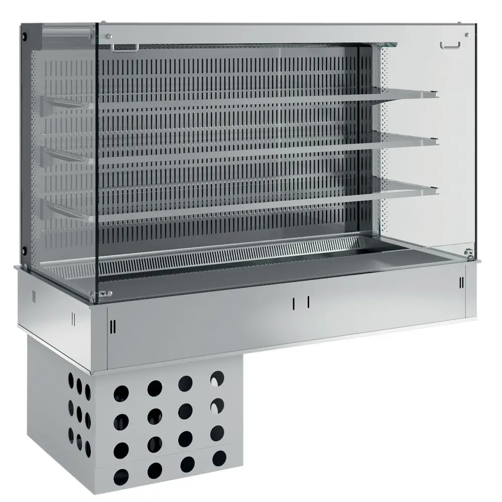 Diamond DPA/CTVA315-R2 Patisserie Display Counter on Wall with Sink, 1455mm