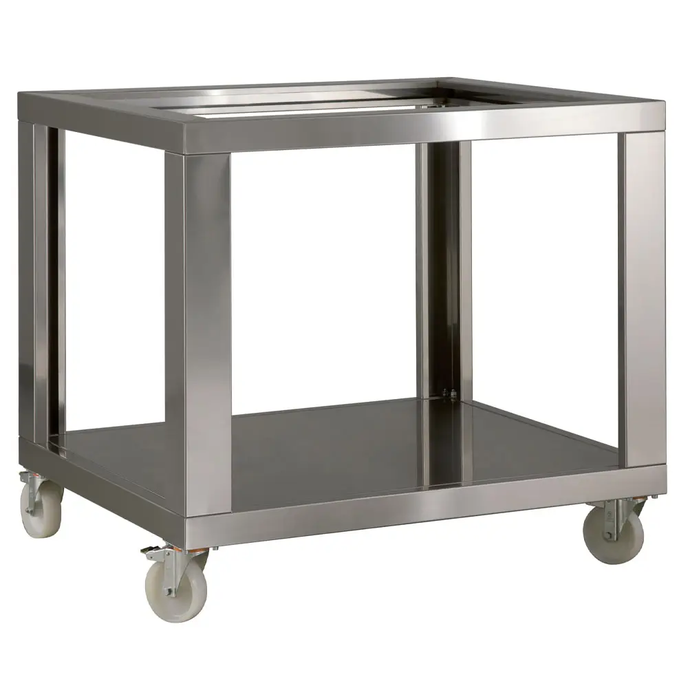 Diamond SLD18/35-N Stainless Steel Support Ld18/35-N, Nylon Wheels, 2 With Brakes