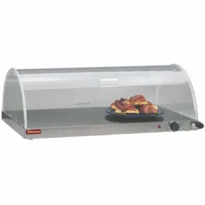 Diamond VB/2C Croissant Heater with Dome Cover, 0.45kW