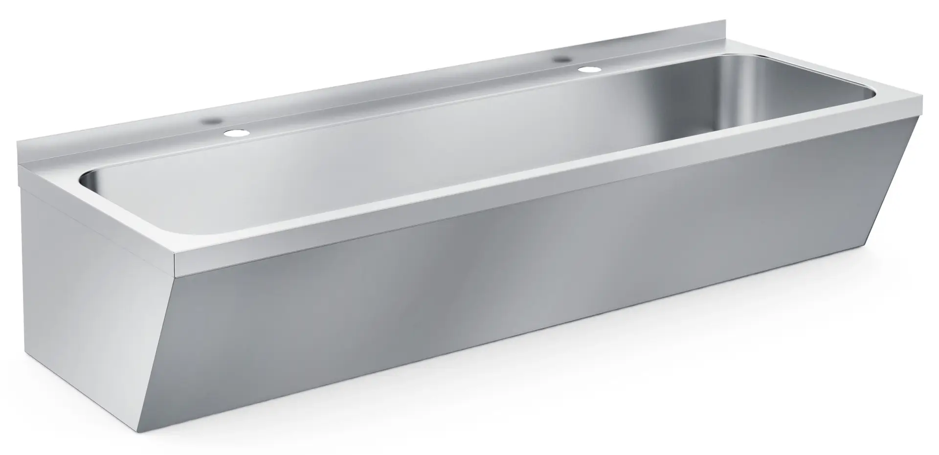 SS WASH BASIN DOUBLE 1200X525X451MM