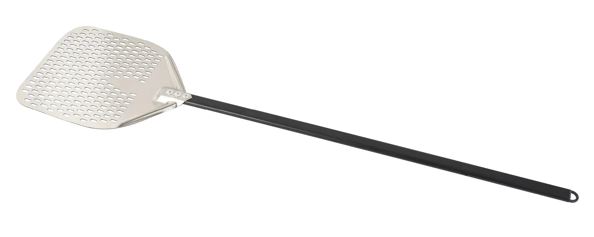 SS PIZZA SHOVEL RECTANGULAR PERFORATED 30-120