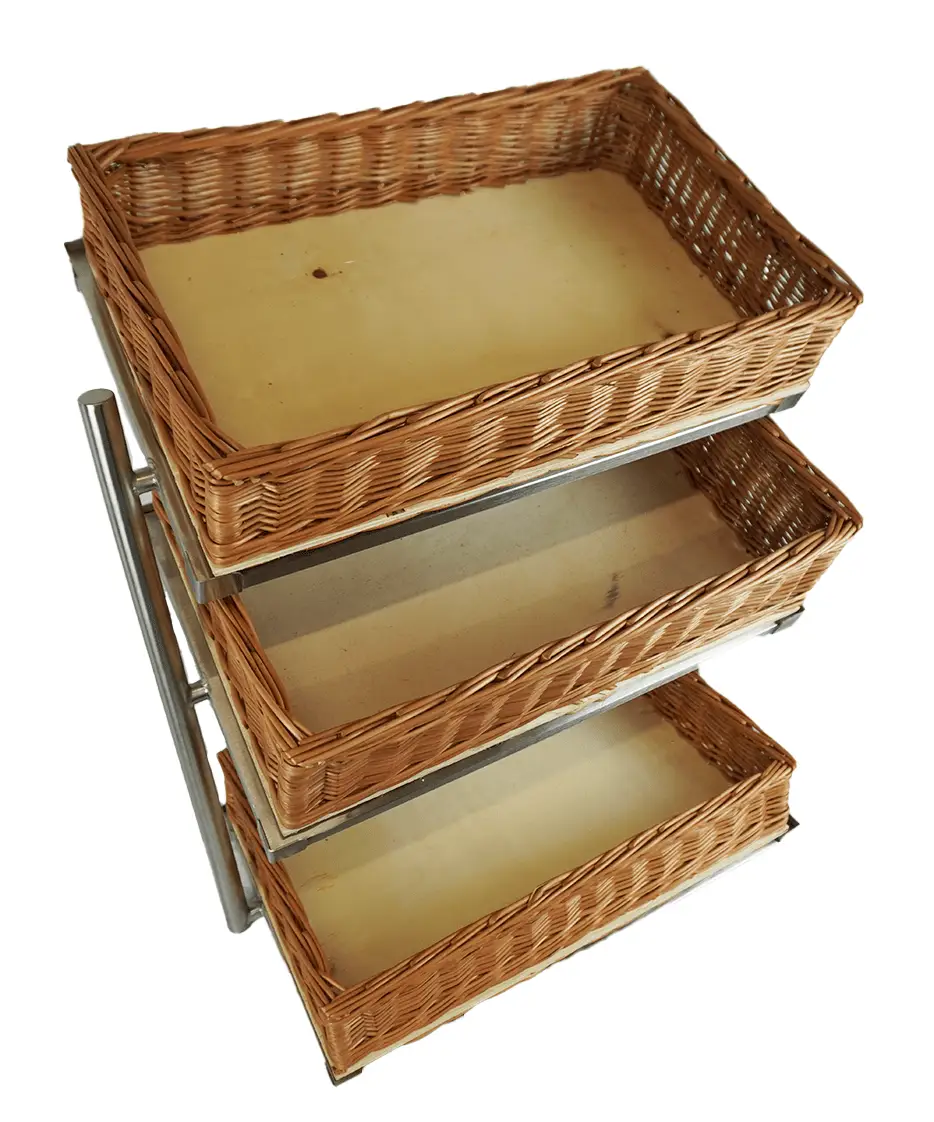 BREAD BASKETS ETAGERE 3 HIGH WIDE MODEL INCL. BASKETS - Image 8