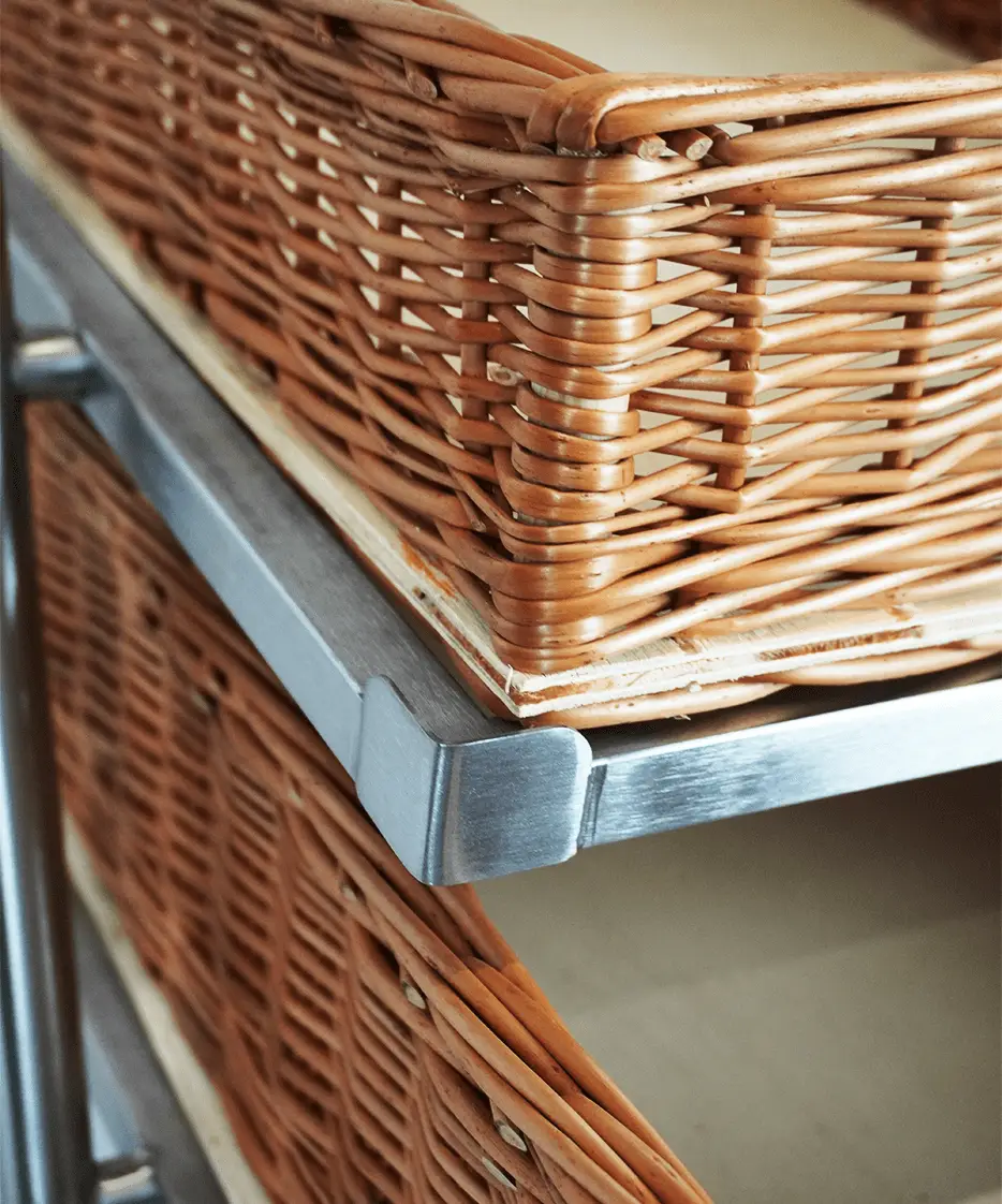 BREAD BASKETS ETAGERE 3 HIGH NARROW MODEL INCL. BASKETS - Image 8